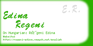 edina regeni business card